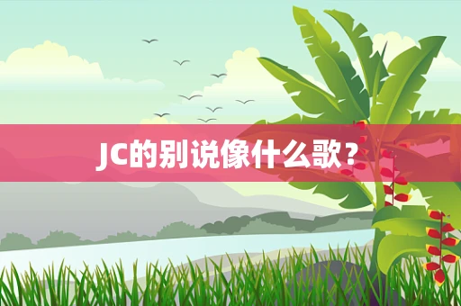 JC的别说像什么歌？