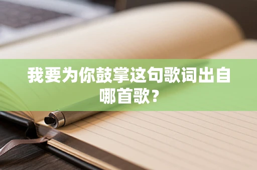 我要为你鼓掌这句歌词出自哪首歌？